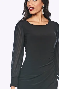 Jesse Harper Silhouette Shift Dress | Black | Jh7 Best