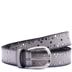 Vanzetti Skinny Mixed Rivets Belt | Light Grey Outlet