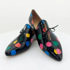 Top End Shoes Sommer Flats - Black Spot - TE12 Best