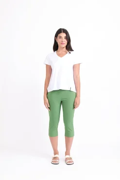 Foil Split Enz Pants - Apple - F23