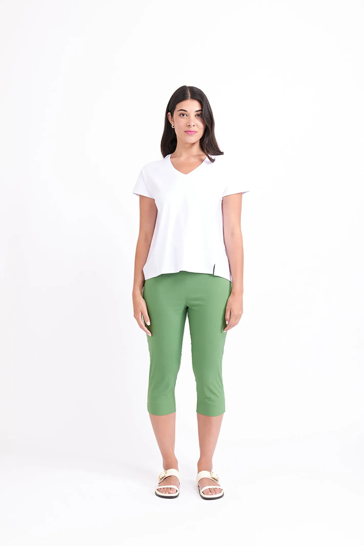 Foil Split Enz Pants - Apple - F23
