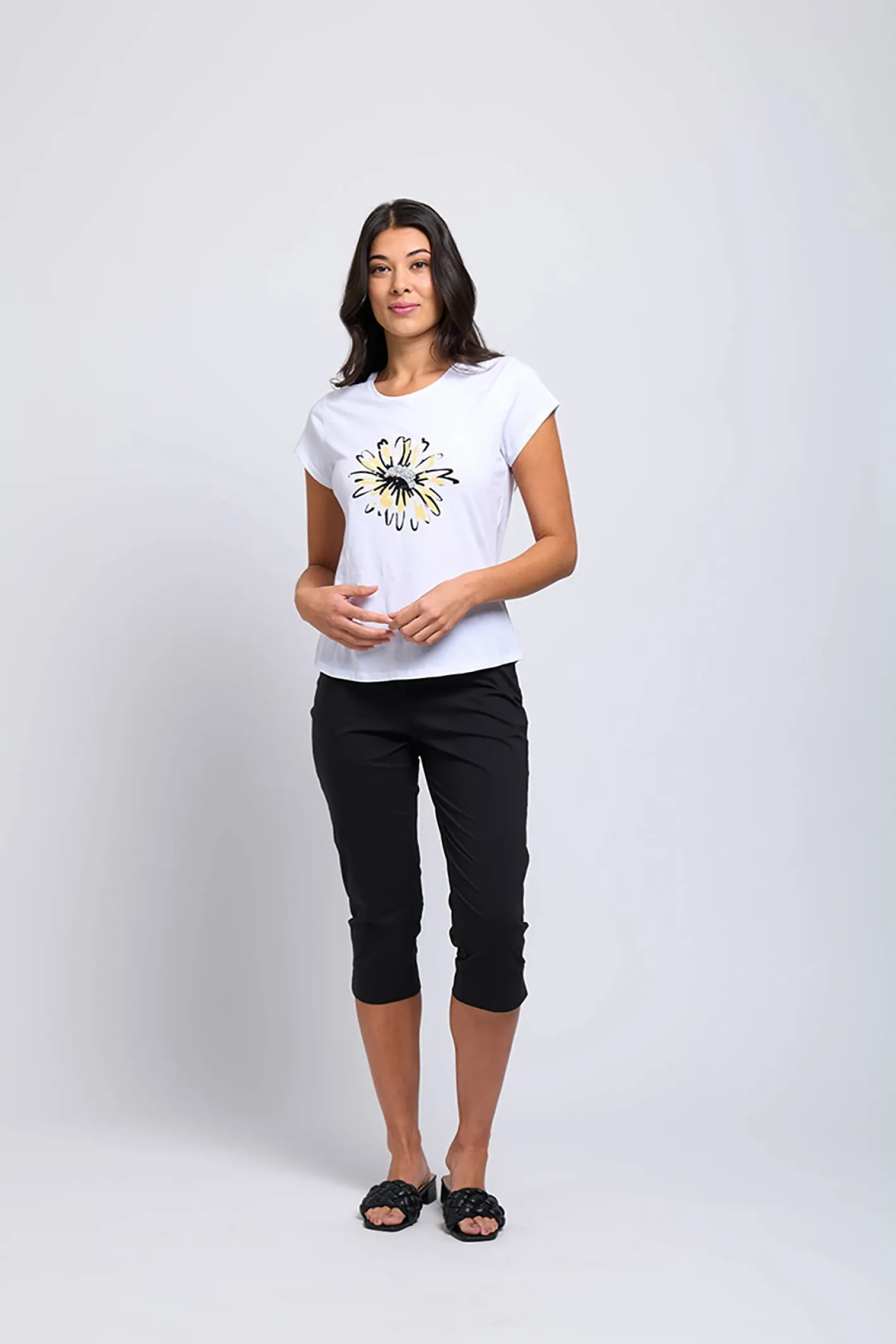 Foil Split Enz Pants - Black - F23 Discount