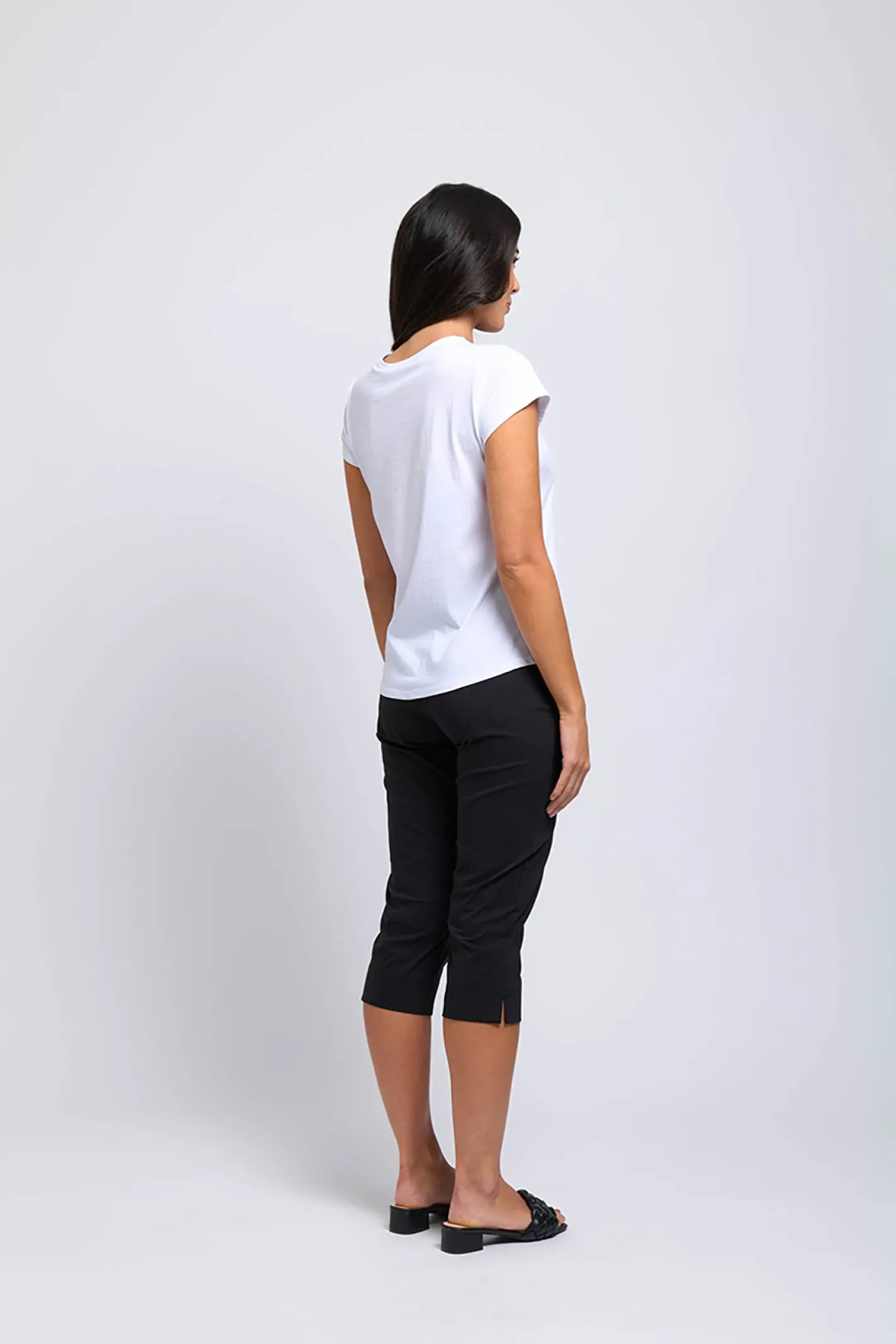 Foil Split Enz Pants - Black - F23 Discount
