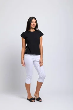 Foil Split Enz Pants - White - F23 Best