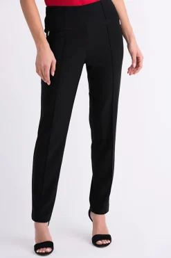 Joseph Ribkoff Straight Cut Pants - Black - JR10 Discount