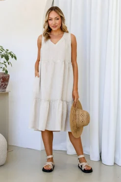 Free Angel Strati Dress - Sand - FA33 Online