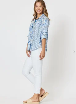 Threadz Stretch Jean - White - TZ47 Clearance