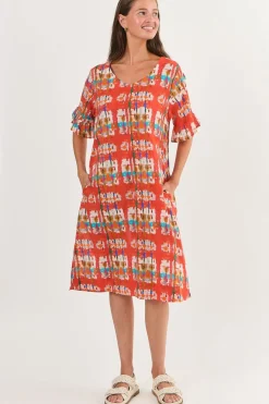 Namastai Sunrise Cotton Dress - Tutti Frutti - N21 New