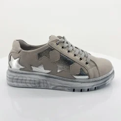 Rilassare Taupe Silver Taipei Sneaker - RS35