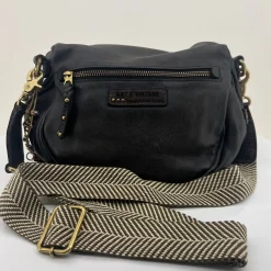 Art N Vintage Teddy Crossbody Bag - Charcoal - AV9 Discount