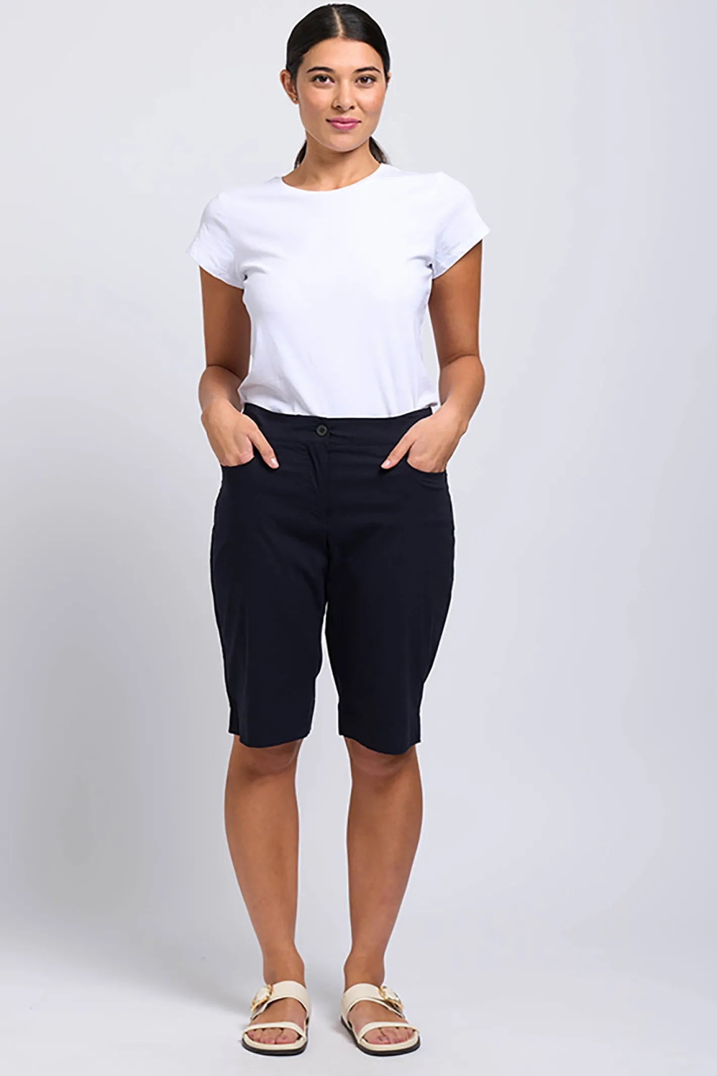 Foil Tee Off Short - Navy - F8 Discount