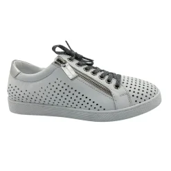 Rilassare Temple Sneaker | White & Silver | RS31 Best