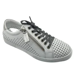 Rilassare Temple Sneaker | White & Silver | RS31 Best