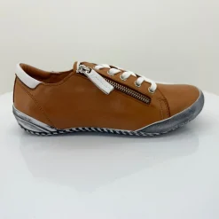 Rilassare Tess Flat Sneaker | Cognac | RS12 Discount