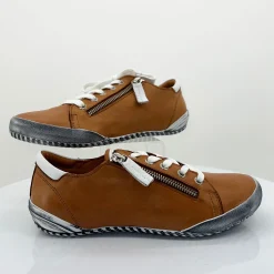 Rilassare Tess Flat Sneaker | Cognac | RS12 Discount