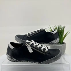 Rilassare Tess Flat Sneaker | White/Navy | RS12 Sale