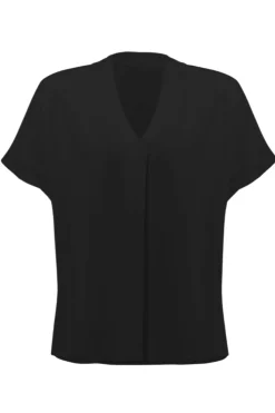 Joseph Ribkoff Textured Straight Top - Black - JR66 Outlet