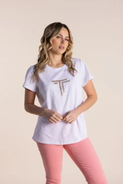 Two-T's Tia T-Shirt - White - TT1 Clearance
