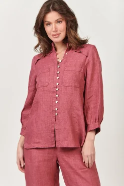 Naturals By O & J Tilda Shirt - Rhubarb - OJ35 Discount