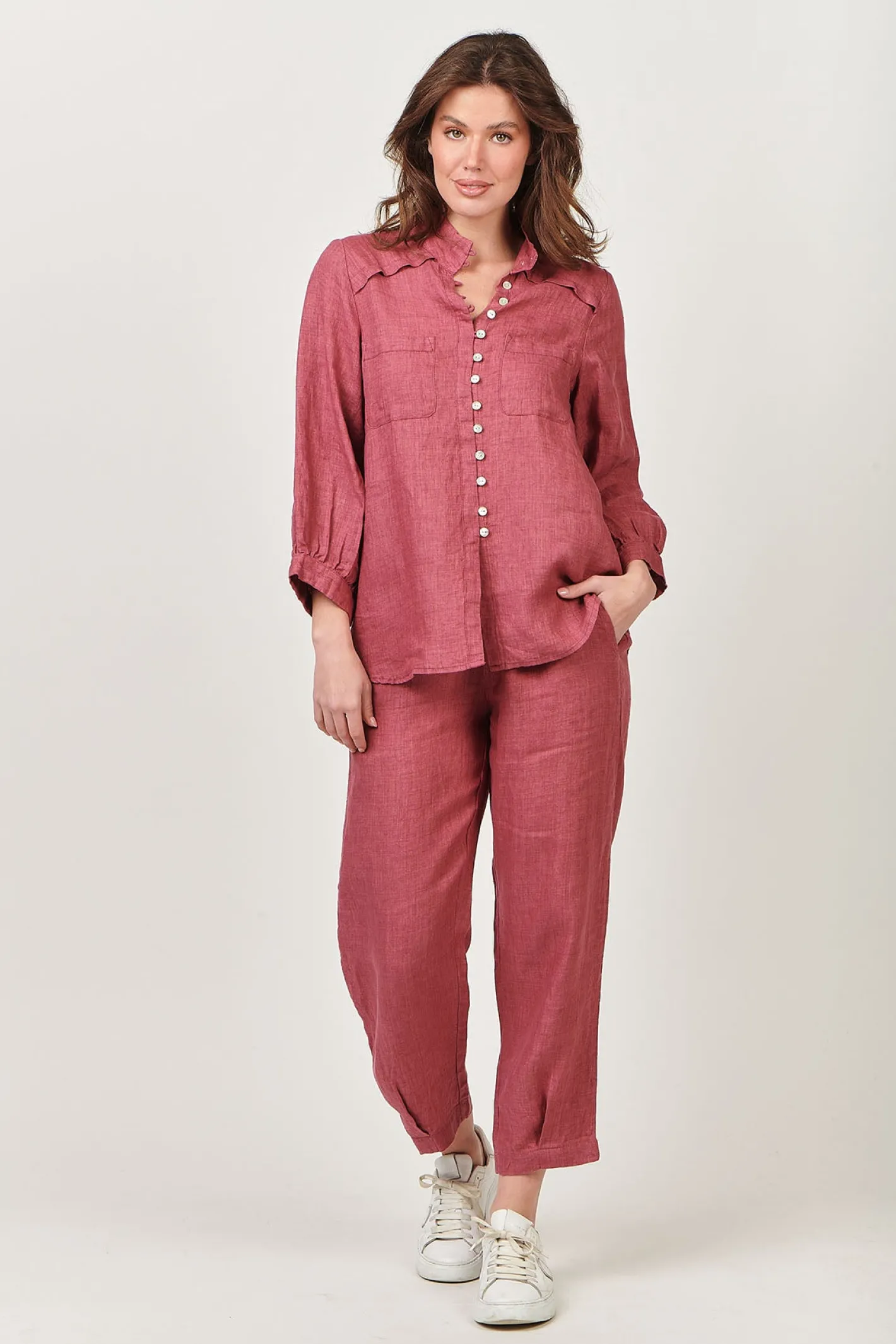 Naturals By O & J Tilda Shirt - Rhubarb - OJ35 Discount
