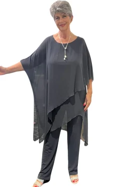 Sister sister Tilly Jumpsuit - Charcoal - SIS1 Clearance