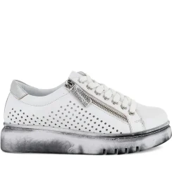 Rilassare Timor Sneaker - White & Silver - RS28 New