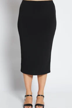 Philosophy Tina Midi Skirt - Black - PH42