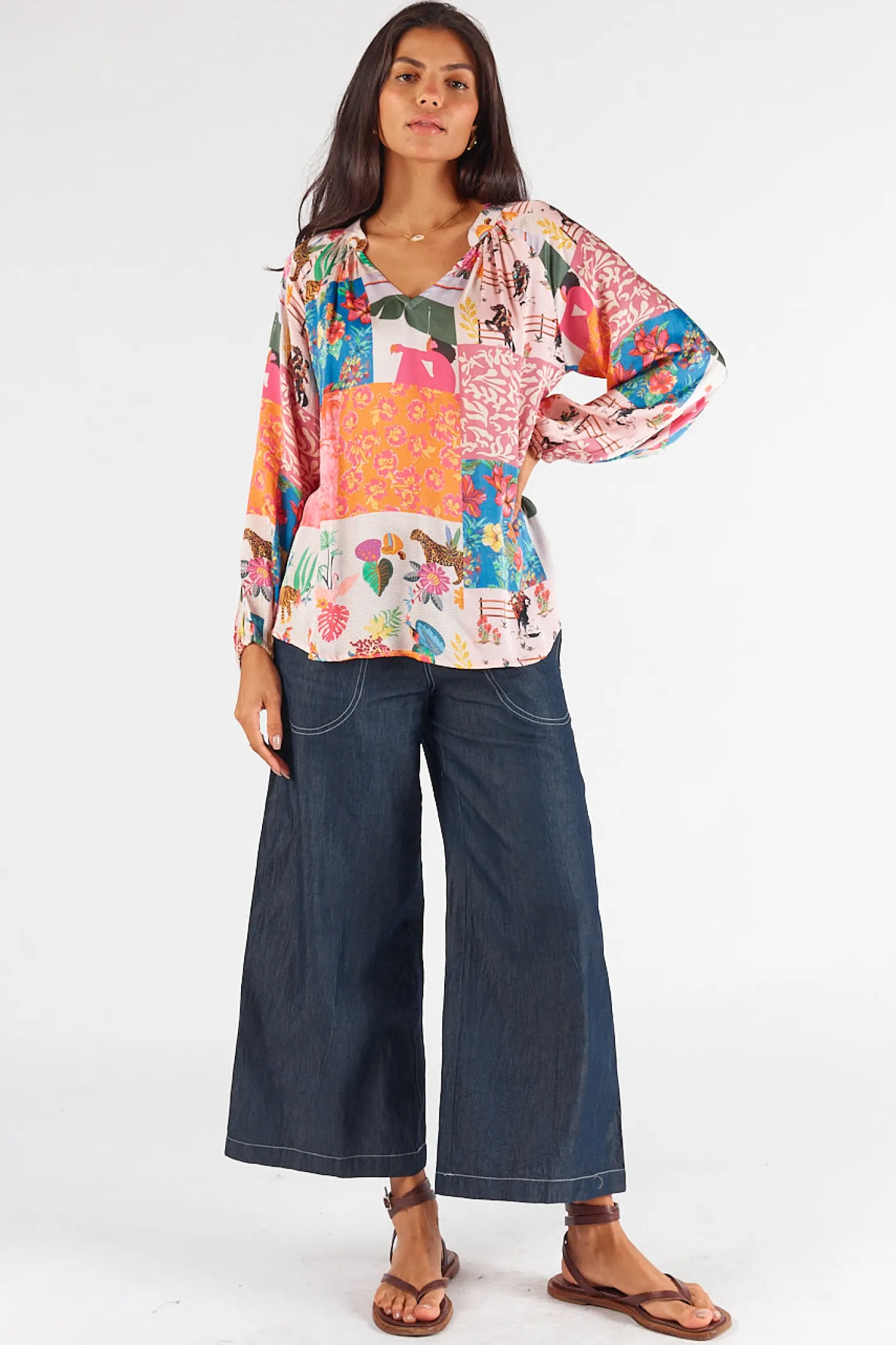 Rubyyaya Tishomingo Shirt - Multi - RY26 Best