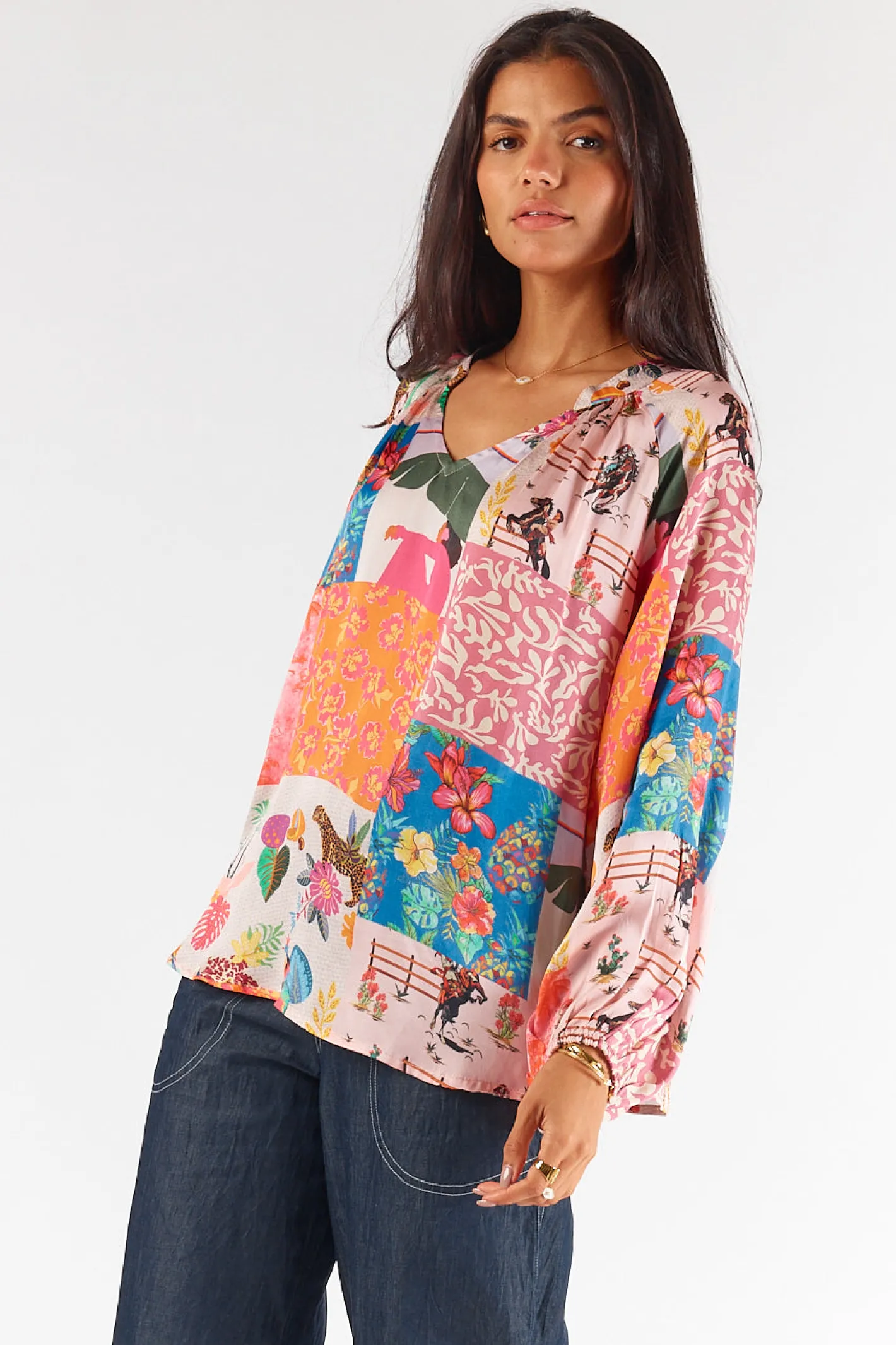 Rubyyaya Tishomingo Shirt - Multi - RY26 Best