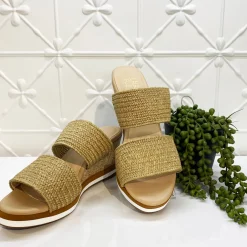 Laguna Quays Resort Tods Raffia Wedge | Natural | LQ1 Clearance
