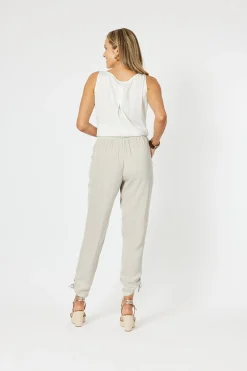 Hammock & Vine Traveller Luxe Side tie Pant - Champagne - HV3 New