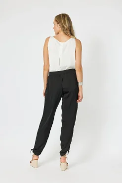 Hammock & Vine Traveller Luxe Side tie Pant - Black - HV3 New