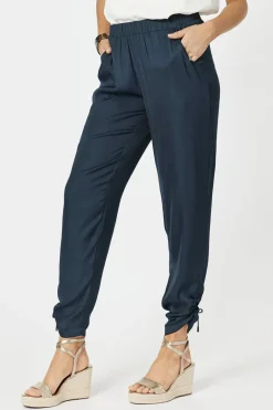 Hammock & Vine Traveller Luxe Side tie Pant - Navy - HV3 Online