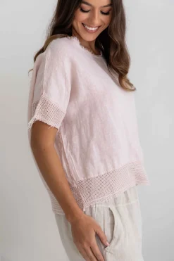 The Italian Cartel Trenta Top - Blush - IC5 Sale