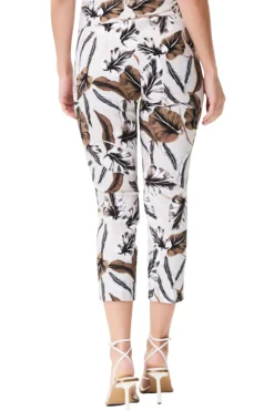 Joseph Ribkoff Tropical Print Capri Pant |JR12 New