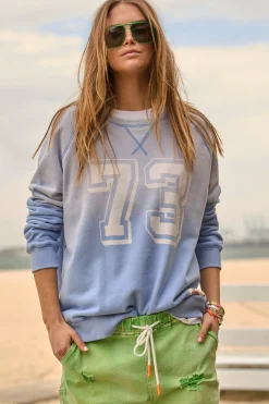Hammill + Co Vintage Sun Fade Sweat - Blue - HC19 Best