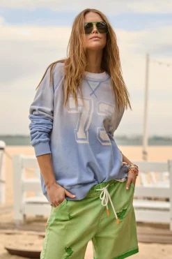 Hammill + Co Vintage Sun Fade Sweat - Blue - HC19 Best