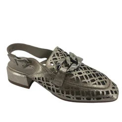 Django & Juliette Vooper Flats - Argento - DJ29 Clearance
