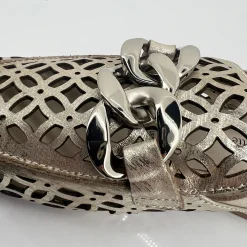 Django & Juliette Vooper Flats - Argento - DJ29 Clearance