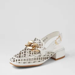 Django & Juliette Vooper Flats - White - DJ29 Best