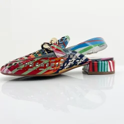 Django & Juliette Vooper Leather Heel - Multi - DJ29 Sale