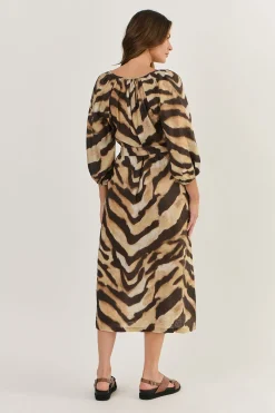 Naturals By O & J Wildcat Linen Dress - OJ41 Clearance