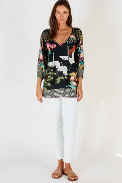 Lula Soul Yoshiko Top - Black - LS5 New