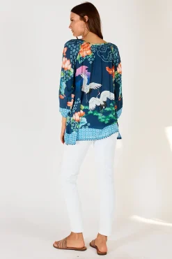 Lula Soul Yoshiko Top - Navy - LS5 Best