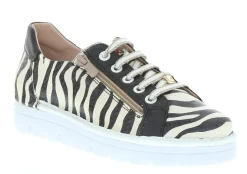 Nu by Neo Zebra Leather Sneaker - Black - Js1 Sale