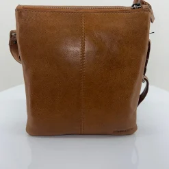 Modapelle Zip Front Cross Over Bag - Tan - ML21